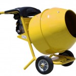 gas cement mixer -wheelbarrow style