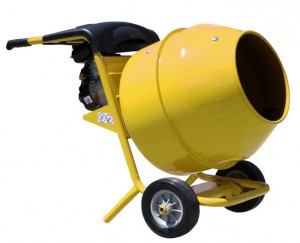 gas cement mixer -wheelbarrow style