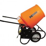 electric cement mixer-wheelbarrow style